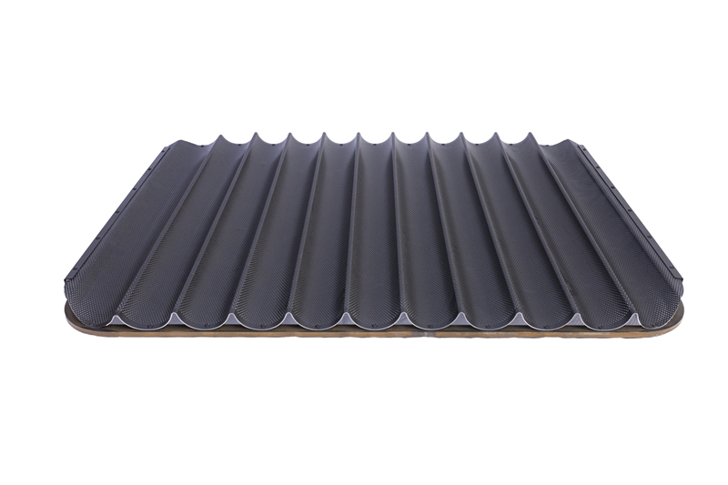 Heavy-Duty Perforated Baguette Bakeware for French Bread Baking Lines