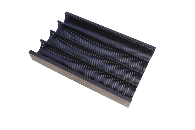 Commercial Non-Stick Baguette Baking Tray for Artisan Bread Production