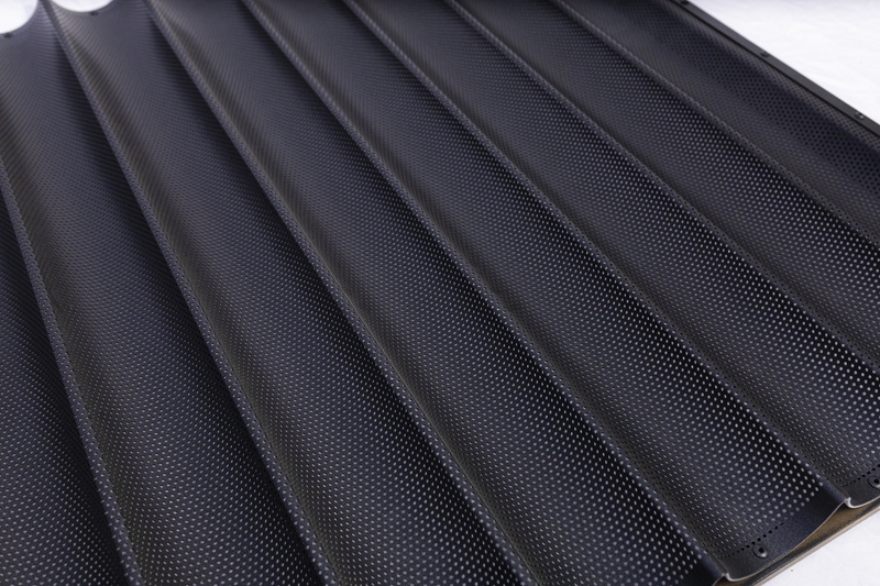 Heavy-Duty Perforated Baguette Bakeware for French Bread Baking Lines